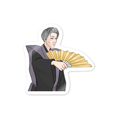能楽ダンディAK Sticker