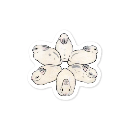 スリーピングバニー Sticker