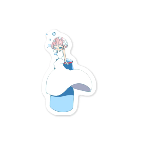 しゃぼんだま Sticker