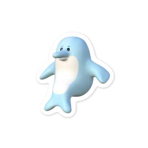 イルカ（3D） Sticker