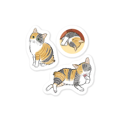 三つの場面 Sticker