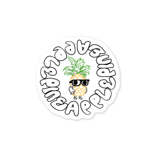 ぱなっぷるくん Sticker