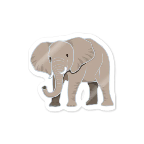 アフリカゾウさん Sticker