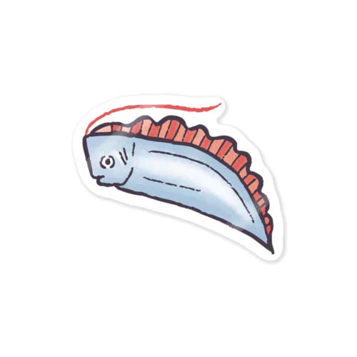 深海魚図鑑_アカナマダ Sticker