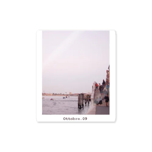 Ottobre .9  /  Venezia，italia Sticker