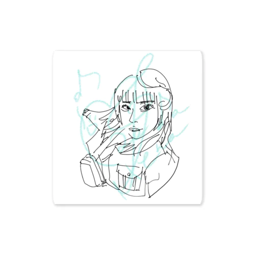 サイン入りれなチャン Sticker