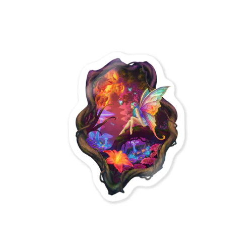 森の妖精＜虹色の囁き＞ Sticker