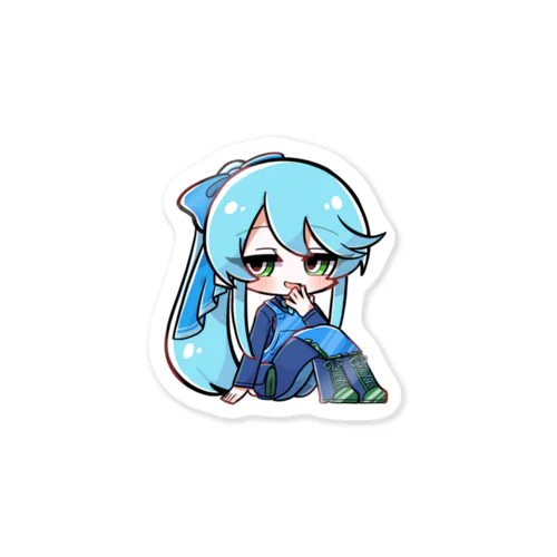 かんなちゃん　カートゥーン風 Sticker