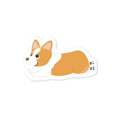 コーギーのルイ Sticker