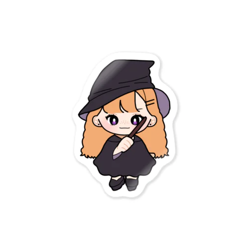 PC1まほミニキャラ（ハロウィンミステリー『魔法の夜と怪人の秘密』） Sticker