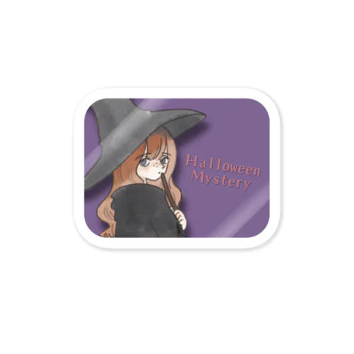 PC1まほイラスト（ハロウィンミステリー『魔法の夜と怪人の秘密』） Sticker