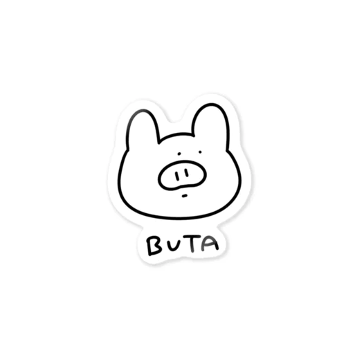 Buta Sticker