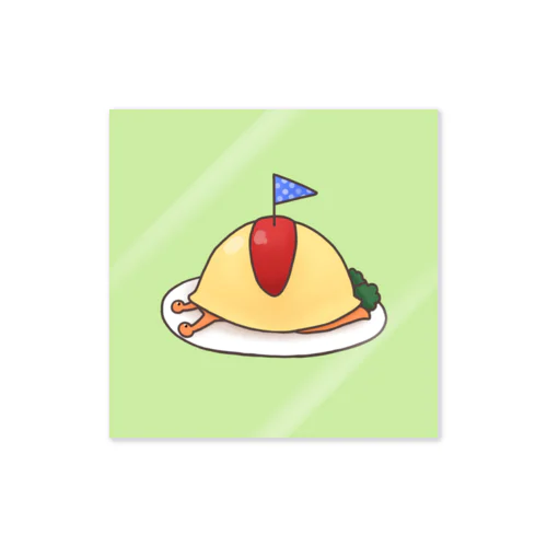 オムライスナメクジ Sticker