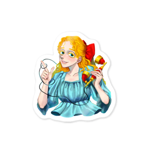 燈至伝町「メリーさんの電話」 Sticker