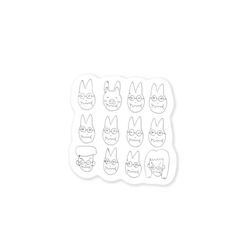 おこってるネコちゃん Sticker