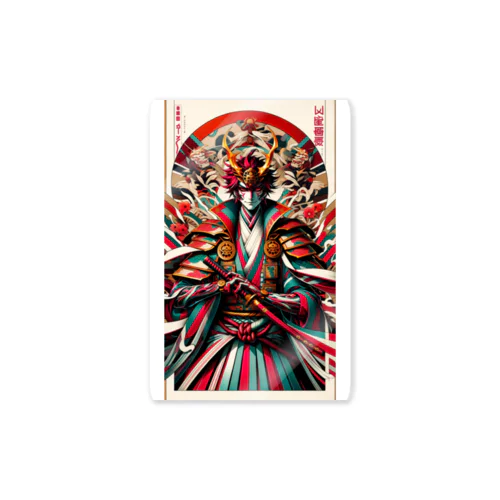 歌舞伎騎士 - 伝統の魂 Sticker