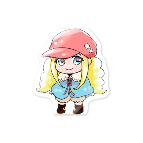 体育座りするお馬『アナ５３』【ロンちゃん】 Sticker