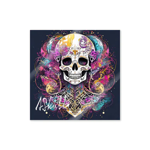 Skull_012 Sticker
