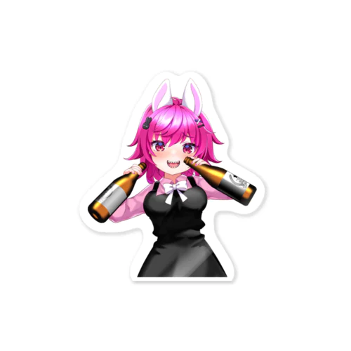 酒好き吐き子 Sticker