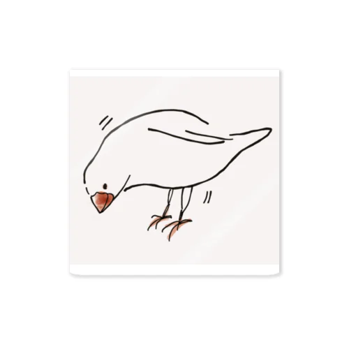 踊る文鳥 Sticker