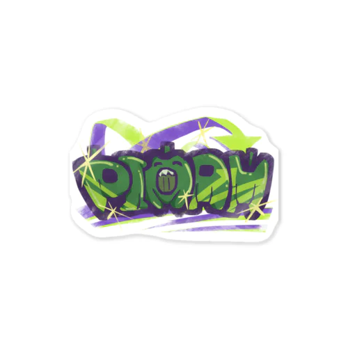 グラフィティピーマン Sticker
