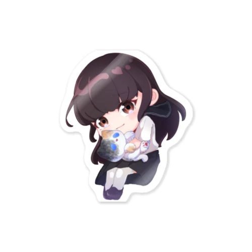 花染風音ちゃん　泡なし　ステッカー Sticker