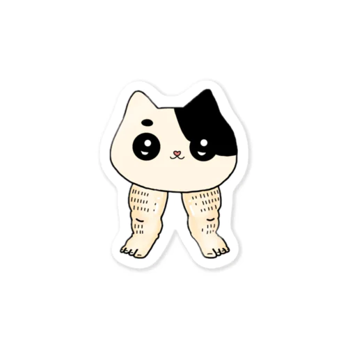 ケムネコ ぶち猫 Sticker