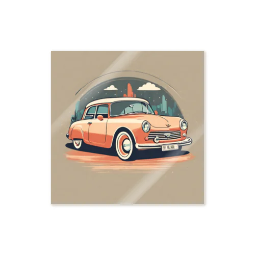 レトロカー Sticker