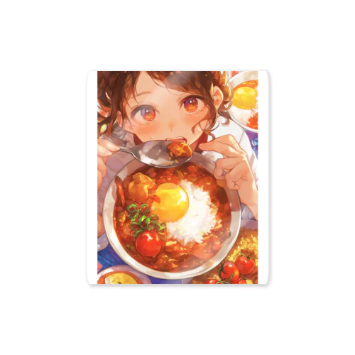 午後のカレーの約束 Marsa 106 Sticker