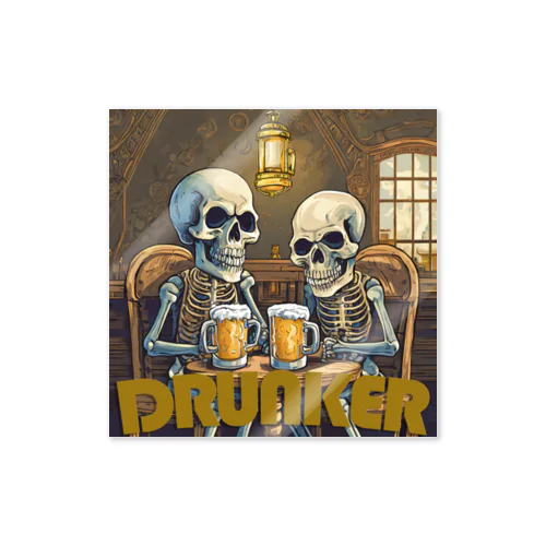 DRUNKER Sticker