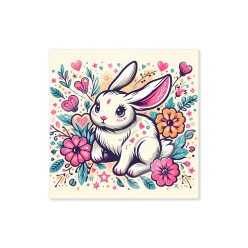 安眠ウサギ Sticker