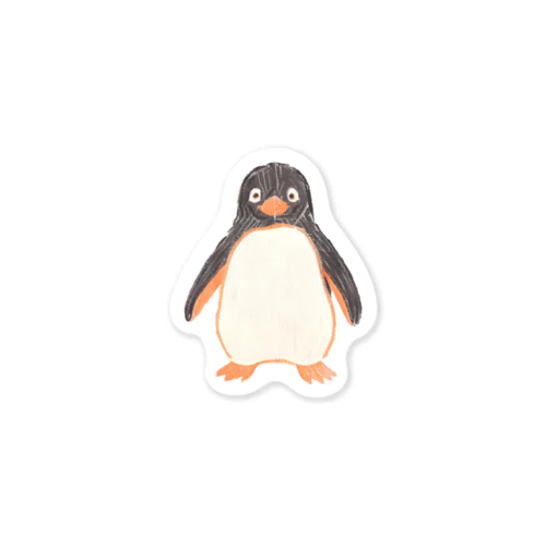 手描きのペンギン Sticker