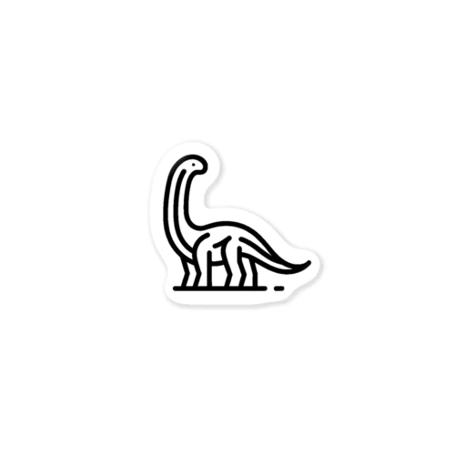 ブラキオサウルス Sticker
