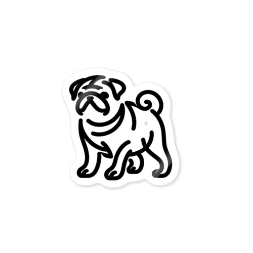 パグ Sticker