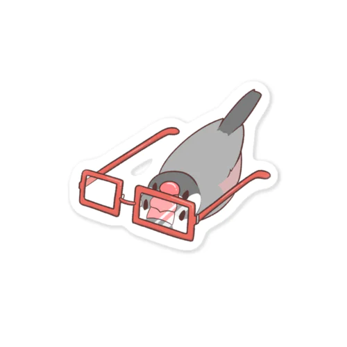 福井の文鳥 Sticker