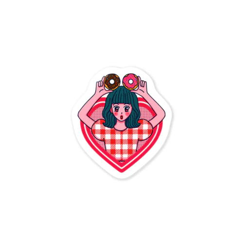 DONUT EVEN BLINK.  Sticker