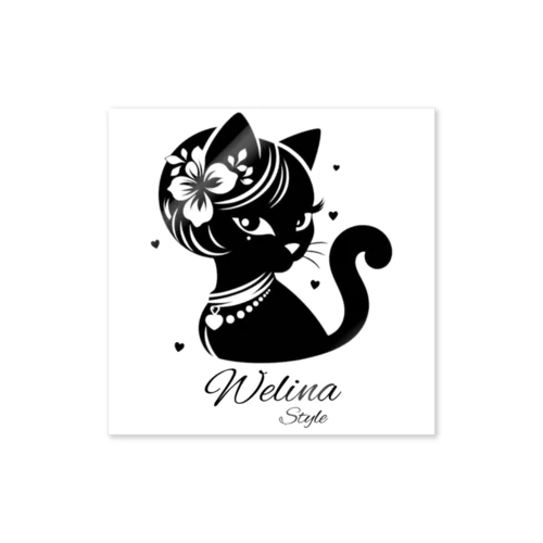 Welina Cat NO1 Sticker