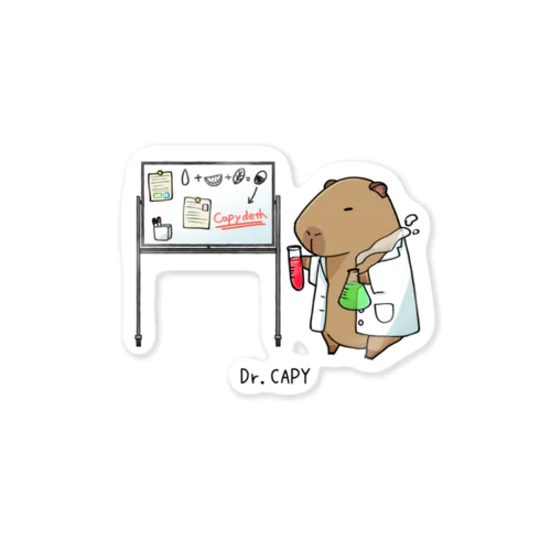Dr. CAPY Sticker