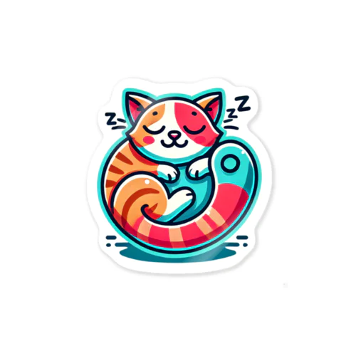 居眠りネコ Sticker