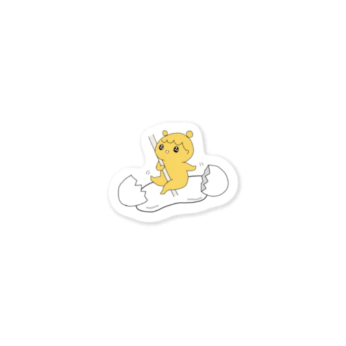 ポールダンスたまご Sticker