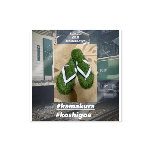 芝蔵キャップ Sticker