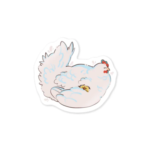 親鳥とひよこ Sticker