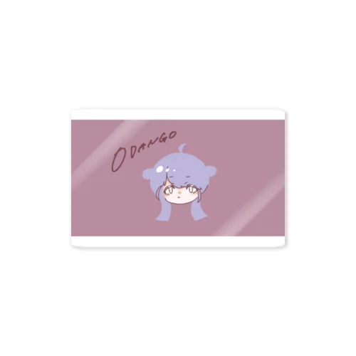 紫色の髪の女の子 Sticker