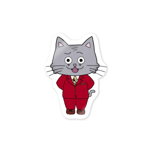 とぅる吉レッドスーツversion Sticker