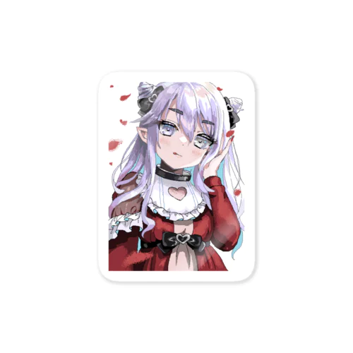 吸血乙女のステッカー Sticker