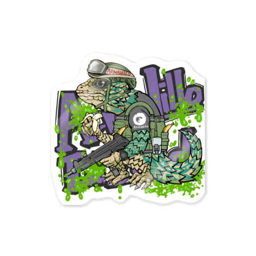 ARMADILLO MAN Sticker