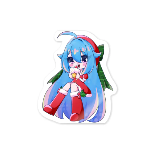 クリスマスあおこ Sticker