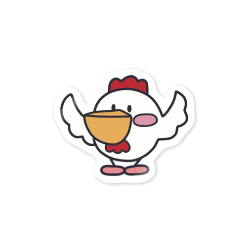 にわとりちゃん Sticker