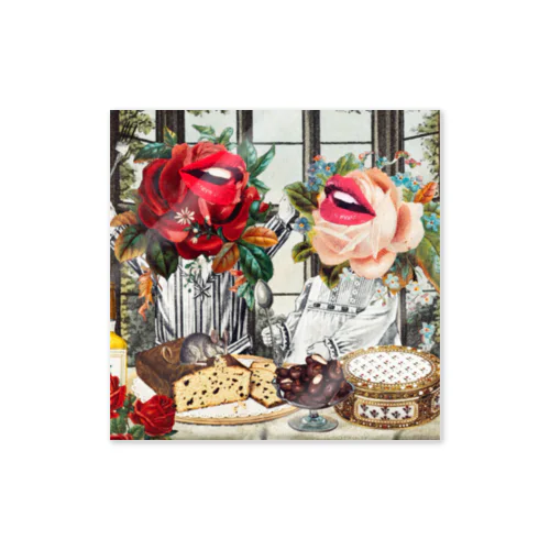 薔薇のランチ Sticker