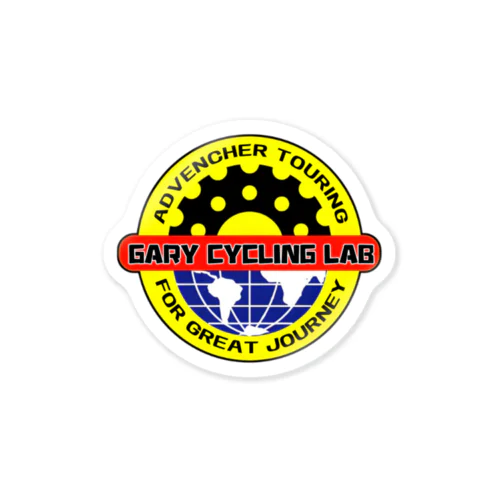 GARY CYCLING LABステッカー① Sticker
